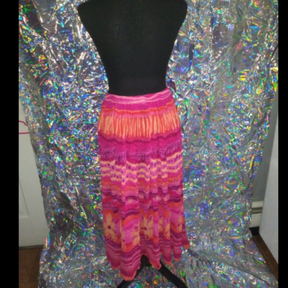 SOLD-Hippie Boho Skirt - Picture 6 of 13